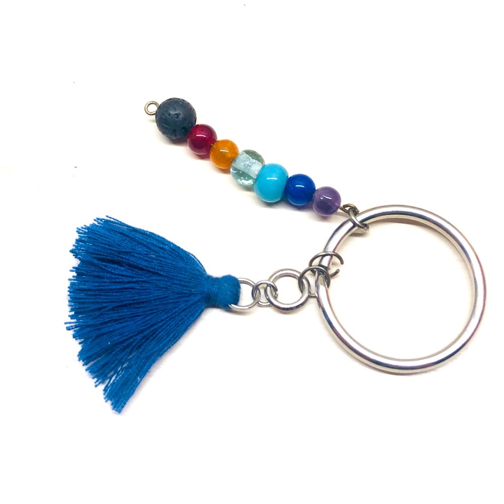 Chakra Diffuser Keychain w/ Charm